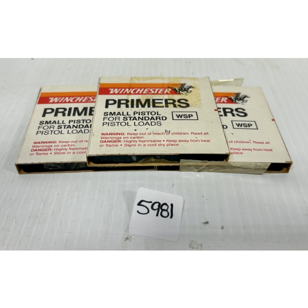 PRIMERS: 259X WINCHESTER SP STANDARD - SEALED 