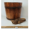 Image 1 : LOT OF 2 - BANDED BUCKET & SMALL FARM ANIMAL YOKE
