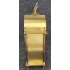 Image 2 : JUNGHANS TEMPUS FUGIT QUARTZ BRASS MANTLE CLOCK - BATTERY OP