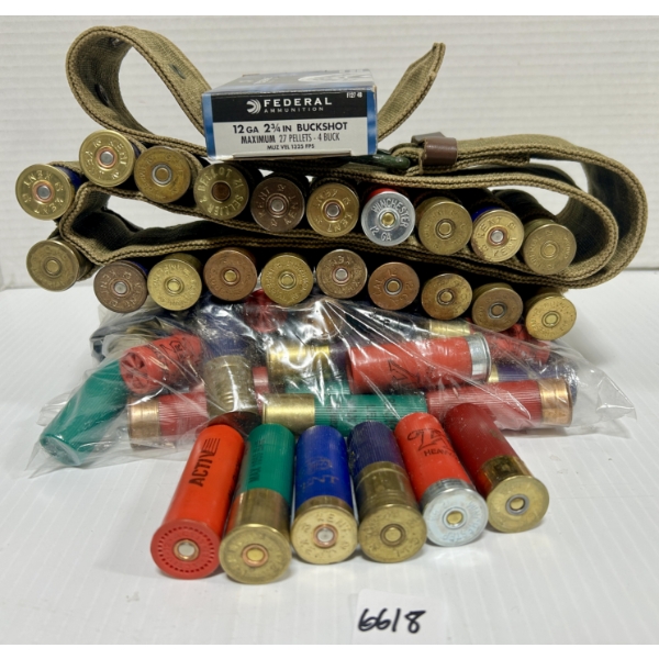 AMMO: 85X MIXED 12 GA 2-3/4 IN & 3 IN - BIRD, BUCK & SLUGS