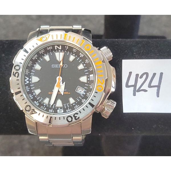 SEIKO "LAND MONSTER" AUTOMATIC DIVER WRISTWATCH