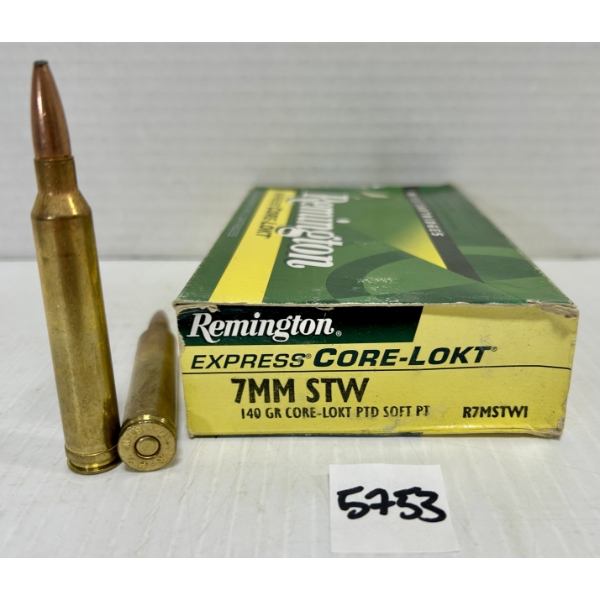 AMMO: 20X REMINGTON 7 MM STW 140GR. SP