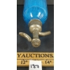 Image 4 : BOISSONS GAZEUSES CHAMBERY - AZUR BLUE PYRAMID FLUTED ACID-ETCHED - SELTZER BOTTLE