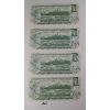 Image 2 : LOT OF 4 - 1973 CDN UNCIRCULATED $1 BANKNOTES - SEQUENTIAL