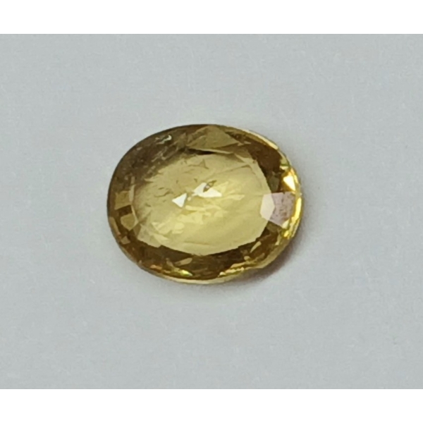 NATURAL YELLOW GROSSULAR GARNET - OVAL
