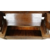 Image 12 : OAK MONKS BENCH HALL SEAT - MID 20TH CENTURY