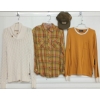 Image 2 : LOT OF 5 - MEN'S SWEATSHIRT, FLANNEL, KNIT SWEATER, JACKET & HAT - MFG BRIXTON, INSIGHT, POLER, ETC