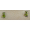 Image 3 : PAIR OF PERIDOT STONE NECKLACE & EARRINGS