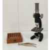 Image 1 : TRAVEL MICROSCOPE W/ SLIDES & CASE - C. MID 20TH CENTURY