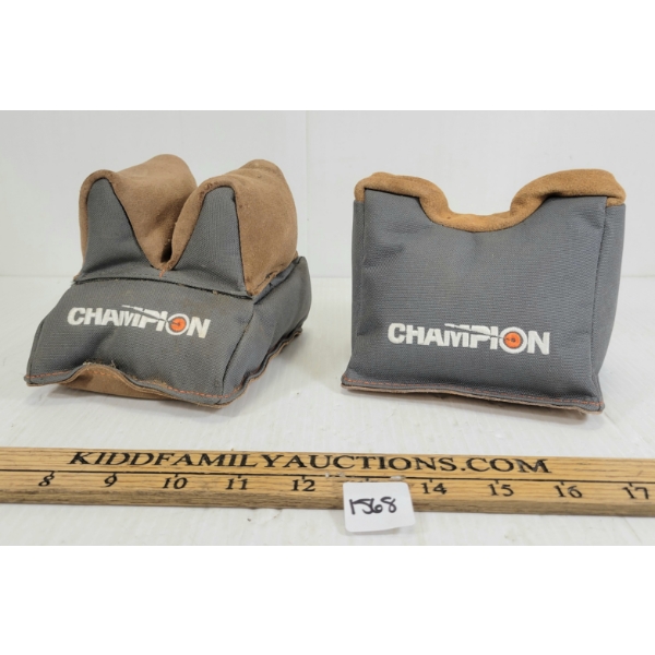 LOT OF 2 - CHAMPION LARGE SAND BAGS