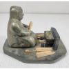 Image 5 : FIGURE TENDING FIRE BY EDITH AKLOK (PRS CDN ARTIST) - STONE