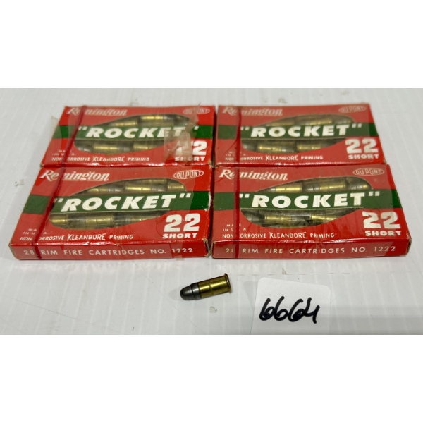 AMMO: 112X REMINGTON .22 SHORT - ROCKET