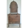 Image 6 : LATE VICTORIAN STYLE PINE VANITY DRESSER W/ SWIVEL MIRROR 