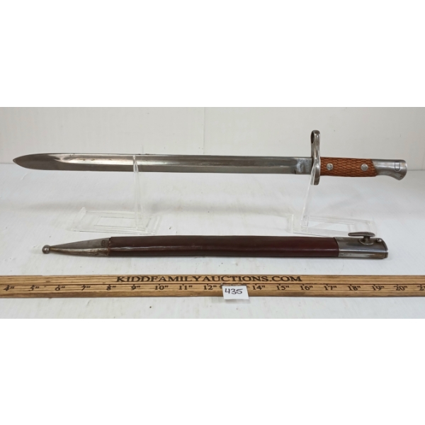 WWI GREEK MODEL 1903 BAYONET W/ SCABBARD
