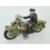 Image 1 : CAST IRON INDIAN MOTORCYLCE W/ RIDER