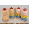 Image 3 : LOT OF 4 - IDEAL PLASTIC PIGGY BANKS