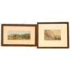 Image 1 : LOT OF 2 - "THE RIVER'S SONG" & "MOHAWK TRAIL BLOSSOM" BY WALLACE NUTTING (1861 - 1941)