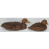 Image 4 : LOT OF 2 - PINE CONE DECOY DUCKS BY H.W.S. - C. 1960'S-1980'S