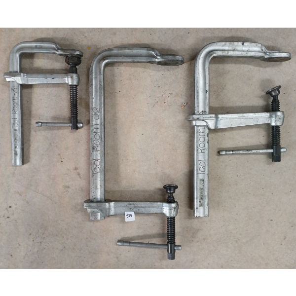 LOT OF 3 - BESSEY F - CLAMPS