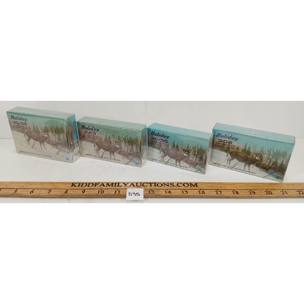 LOT OF 4 - HOLIDAY COLLECTIBLE AMMO BOXES