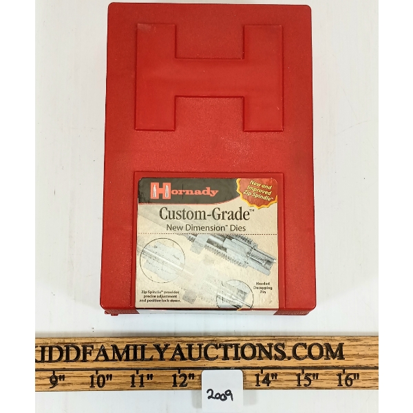 HORNADY CUSTOM-GRADE 6.5X55/SCAN FL DIE SET - SEALED