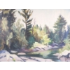 Image 2 : RIVER LANDSCAPE BY DICK GILLESPIE - FRAMED OIL ON CANVAS
