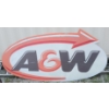 Image 1 : A&W STORE DISPLAY SIGN - PLASTIC