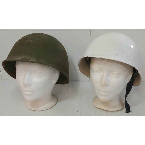LOT OF 2 - MISC HELMET SHELLS 
