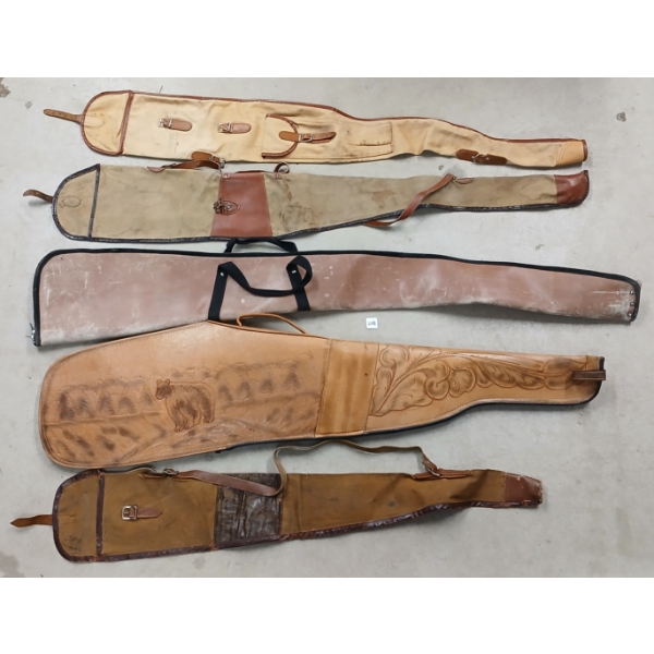 LOT OF 5 - SOFT GUN CASES 