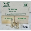 Image 1 : AMMO: 150X X-10 .38 SPL - FACTORY RELOADS 