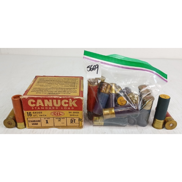 AMMO: 51X MIXED 16GA - 2-9/16IN - #2, 3, 4, ETC