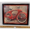 Image 1 : FRAMED STREAMLINED MERCHANT ARROW BIKE PHOTOGRAPH