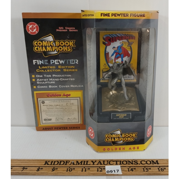 RACING CHAMPIONS DC FINE PEWTER FIGURE