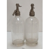 Image 3 : LOT OF 2 - C.A. COLEMAN & WILCE'S SYDNEY - CLEAR ACID-ETCHED - SELTZER & SYPHON BOTTLES