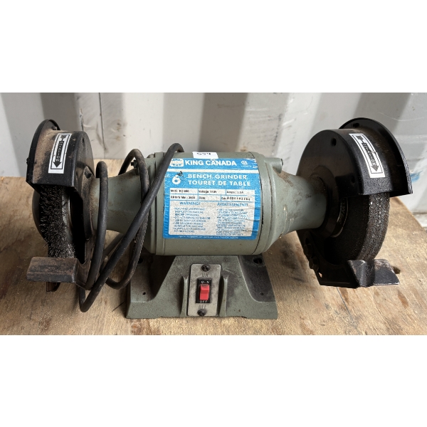 KING BENCH GRINDER 6"