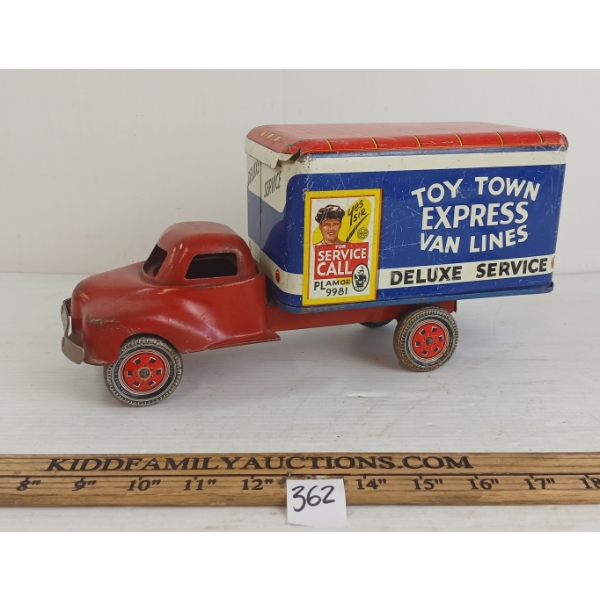 MARX TIN TOY TOWN EXPRESS VAN