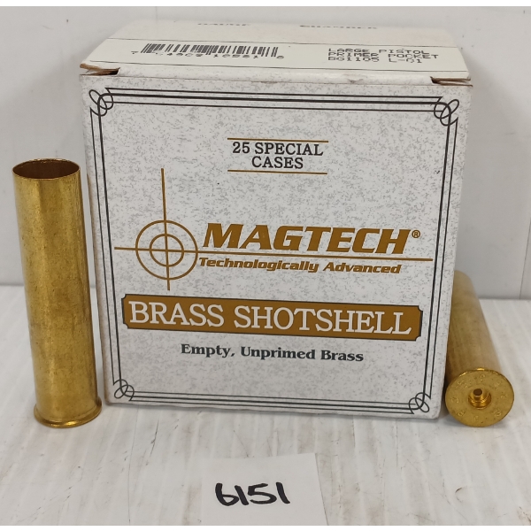 BRASS: 25X MAGTECH 32GA - 2 1/2IN - UNPRIMED BRASS SHOTSHELL