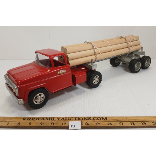 TONKA TOYS PRESSSED STEEL LOG HAULER