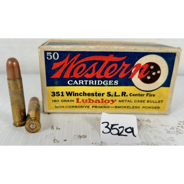 AMMO: 50X WINCHESTER .351 WSL - 180 GR FMJ