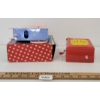 Image 4 : LOT OF 2 - KNICKERBOCKER PLASTIC MUSICAL HURDY GURDY & WIND UP MONKEY MUSIC BOXES 