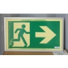 Image 2 : LOT OF 12 - GLOBRITE RUNNING MAN EXIT SIGNS