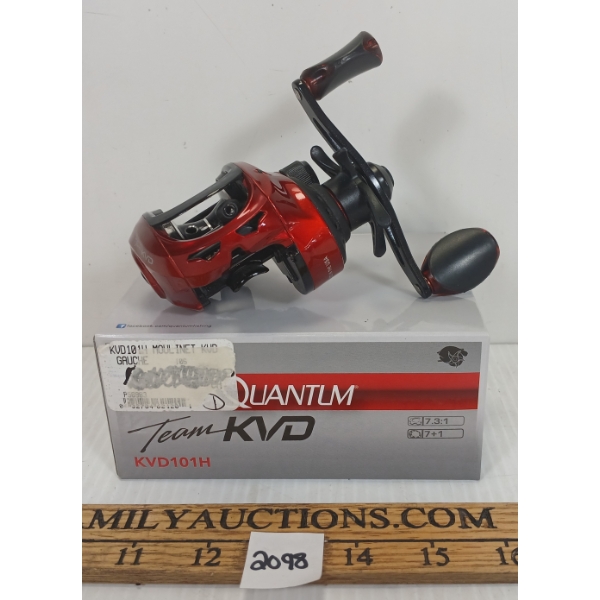 QUANTUM TEAM KVD FISHING REEL - AS NEW