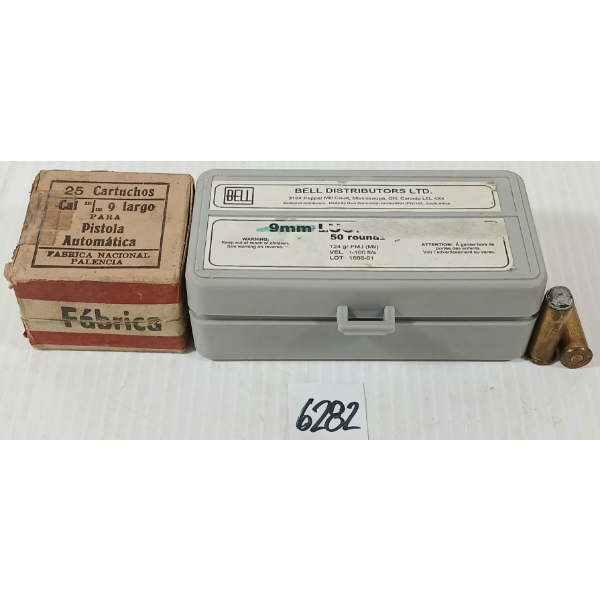 AMMO: 74X WWII FRENCH & RELOADS 9MM