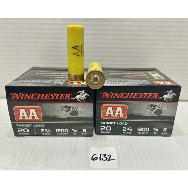 AMMO: 50X WINCHESTER 20 GA 2 3/4 IN - NO 8