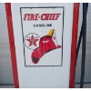 Image 5 : TOKHEIM GAS PUMP - TEXACO FIRE-CHIEF - 4 SIDED AD GLASS - LIGHT UP GLOBE 