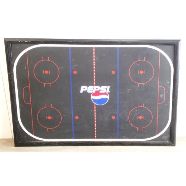 PEPSI HOCKEY CORKBOARD SIGN
