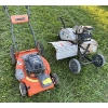 Image 2 : LOT OF 2 - HABAN 36 INCH PULL TYPE TILLER & HUSQVARNA MOWER