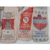 Image 2 : LOT OF 12 - LEAD SHOT BAGS - INCL REMINGTON & ALL AMERICAN ETC