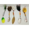 Image 2 : QTY OF FISHING LURES & CREEL BASKET
