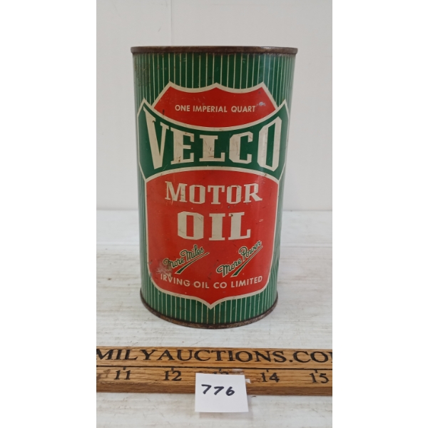 VELCO MOTOR OIL QT CAN